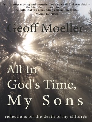 cover image of All in God's Time, My Sons